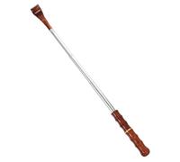 PLAFOPE Portable Telescopic Back Scratcher Bamboo Manual Massage Tool for Itch Relief Lightweight Handheld Retractable Design Suitable for Adults and Pregnant Women