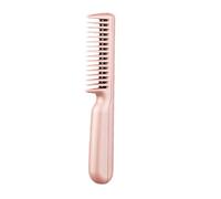 PLAFOPE Portable USB Hair Straightener Brush Comb for Men and Women Safe Heat-Resistant Teeth Compact Rechargeable Travel Styling Tool with USB Cable Lightweight Mini Pink Straightening