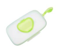 PLAFOPE Portable Wet Wipes Box for Crib Outdoor Use Button Dispenser for Storing Napkins and Keeping Wipes Accessible The Go