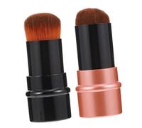 PLAFOPE Professional Makeup Tool Retractable Face Brush Brush Set Perfect for Foundation Loose Powder Durable Nylon Fiber Plastic Material