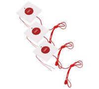 PLAFOPE Pull Cord Call Button Sos Alert System Elderly 3pcs Emergency with Quick Response Design Easy Pull Cord Operation Red Plastic, for Nursing Home Corridors and Bedrooms