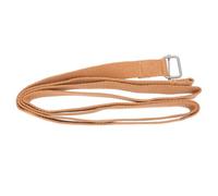 PLAFOPE Pull Strap Fitness Yoga Resistance Band Pure Cotton Brown Strap for Mastering Difficult Poses and Improving Stretching Yoga Training Accessories