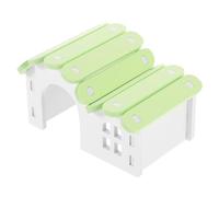 PLAFOPE Pvc Small Animal Hideout Rat House Chinchilla Guinea Pig Houses and Hideouts White Private Space Sleep Habitat Decor