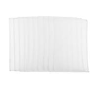 PLAFOPE Race Bibs 10pcs White Fabric Number Bibs for Athletes
