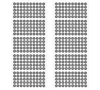 PLAFOPE Reflective Scanner Marker Dots with Seamless Tracking and Frequent Repositioning 10 Sheets Pet Material for 3d Scanning and Motion Capture for Industrial and Animation Use