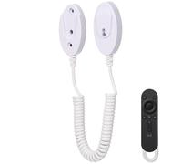 PLAFOPE Remote Control Holder Retractable - 29.5 cm Plastic Security Cable with Self-Adhesive Wall Mount Hook for Home and Office Anti-Lost Solution