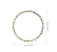 PLAFOPE Renaissance Thorn Crown Headband for Women and Men, Gold Medieval King Cosplay Tiara, Prom and Renaissance Fair Accessories, Adult Party Costume Headpiece