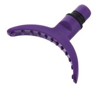PLAFOPE Replaceable Deep Tissue Percussion Device Head Attachment for Back and Leg Muscle Relaxation, Purple Arc-Shaped Percussion Massager Replacement Accessory, for Runner