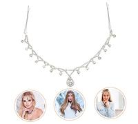 PLAFOPE Rhinestone Bride Head Chain Wedding Hair Jewelry Forehead Headpiece Sparkly Festival Accessories for Women