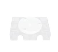 PLAFOPE Rotary Plastic Poker Card Stand Tray 2-deck Playing Card Storage Rack Organizer and Tabletop Use