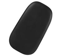 PLAFOPE Saddle Seat Cushion Rear Seat Cushion Bike Saddle Pad Pu Leather Soft Padding Thickened Sponge Wooden Board Interior Easy Install Hold Steadily Black for Outdoor Bicycling