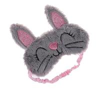 PLAFOPE Satin Eye Mask Hayfever Relief Cooling Sleep Mask for Relaxing Travel Rabbit Cover for Adults Boys and Girls