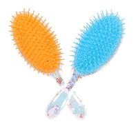 PLAFOPE Scalp Massage Hair Brush Set Plastic Paddle Brush Women Men Hair Combs for Smooth Texture