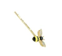PLAFOPE Side Clips Bobby Pin Bee Shape Hairpin with Lovely Appearance Alloy Material Easy to Clip and Hold Hair and Ladies at Meetings and Weddings