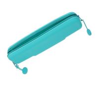 PLAFOPE Silicone Makeup Brush Storage Bag Compact Zipper Pouch Travel Cosmetic Tool Bag for Long Use