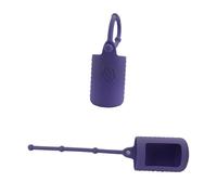 PLAFOPE Silicone Protective Cover Case Assorted Colour Roller Bottle Holder with Bendable Buckle Band 6 Pcs for 15ml Essential Oil Bottles for Travel and Daily Use