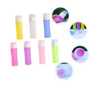 PLAFOPE Silicone Travel Bottles for Toiletries Portable Refillable Leak-resistant Containers with Wide Mouth for Lotion Body Wash Essential Oils Light Green for Travel Camping
