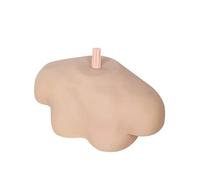 PLAFOPE Simulation Shoulder Model with Environmental-friendly Material Mannequin Head and Shoulder Stand for Salon Training and Home Use Smooth Touch Teaching Support