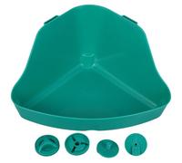PLAFOPE Small Animal Litter Box for Hamster and Ferret Cage - Detachable Small Pet Toilet Tray with Corner Design, 31.5×20×15cm Wall-mounted Bunny Potty Box Suitable for Sand Bath