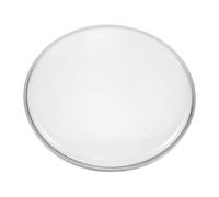 PLAFOPE Snare Drum Head round Drum Surface with Overtone Ring 12 Inch Metal and Plastic Material Replacement for Percussion Kit for Band Practice and Stage Performance