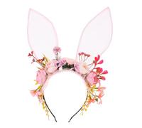 PLAFOPE Soft Lightweight Bunny Ear Headband with Realistic Cloth Material for Parties, Easter Cosplay, and Holiday Costume Accessories