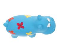 PLAFOPE Sounding Hippo Toy for Small Dogs Chew Molar Toy Squeaky Function for Puppy Teething and Playtime