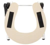 PLAFOPE Spa Head Rest Support Headrest Ergonomic Design Aluminum Alloy Simple and Convenient Design Beige Portable Head Rest Rack for Massage Beds and Spa Use for Clients and Friends Or