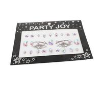 PLAFOPE Sparkling Crystal Face Stickers for Women Reusable Rhinestone Gems for Festival Party Carnival and Wedding Makeup Adhesive Mermaid Glitter Jewels for Eye and Face Decoration