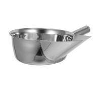 PLAFOPE Stainless Steel French Fry Scoop Right-Handed Bagger Spoon Small Size for Chips Popcorn Snacks Ice Candy Commercial Food Service Equipment