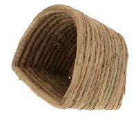 PLAFOPE Straw Woven Nest Providing a Nurturing Environment Semienclosed Small Animal Bed and Easy to Keep Clean for Hamsters and Chinchillas for Farm and Backyard Use
