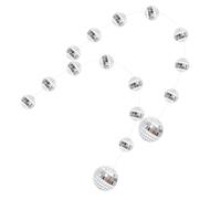 PLAFOPE Strings of Hanging Disco Balls Mirror Disco Ball Decor Reflective Mirror Hanging Bar Christmas Party Decorations