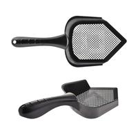 PLAFOPE Sturdy Cat Litter Scoop Made of Plastic with Lozenge Shape for Large Area Scooping, Safe and Practical Pet Poop Shovel for Cleaning The Litter Box