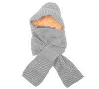 PLAFOPE Thickened Hooded Neck Warmer for Women Winter Warm Fleece Scarf One Hat with Long Soft Scarf Chic and Cozy Outdoor Cold Weather Accessory