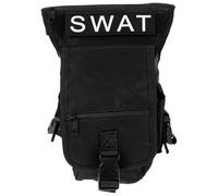 PLAFOPE Thigh Pouch Waterproof Oxford Cloth Tactical Waist Bag Black | Drop Leg Bag, Molle Pouch, Large Storage Space, Wear Resistant, Buckle Fixed, Ultra Light