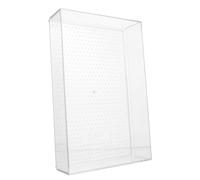 PLAFOPE Transparent Plastic Drawer Storage Box with Multiple Compartments Cosmetic Organizer for Makeup Kitchen and Office Stackable Large Partition Container for Easy Access and Space