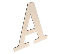 PLAFOPE Unfinished Natural Wood Letter A Giant Wall Decor for Home Party Wedding DIY Craft Smooth Surface Sturdy Texture Paintable Farmhouse Hanging Alphabet Sign