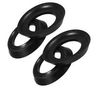 PLAFOPE Urinal Rubber Drain Sealing Gasket 4pcs Leakproof Toilet Flange Seal Replacement for Efficient Drainage in Commercial Bathroom and Home Black