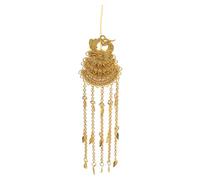 PLAFOPE Vintage Asian Hair Pins with Peacock Tassels Metal Chinese Hair Chopsticks for Women and Secure Chain Bun Forks for All Occasions