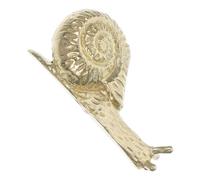 PLAFOPE Vintage Brass Snail Cabinet Door Handles, Brass Knobs for Kitchen Bathroom Drawers, Antique Style Cabinet Hardware Pulls for Wardrobe and Cupboard