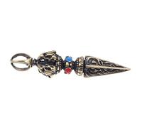 PLAFOPE Vintage Chic Copper Pestle Pendant Home Decor Feng Shui Ornament Tabletop Adornment for Indoor Office and Door Decoration