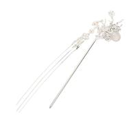 PLAFOPE Vintage Chinese Hair Chopsticks for Women Metal Floral Hairpin with Enchanting Tassels Lightweight Traditional Hair Accessories for Buns and Updos Comfortable Elegant Design for