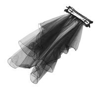 PLAFOPE Vintage Veil Gothic Lace Headwear for Women Mesh Funeral Veil for Cosplay Party for Day Dead Halloween Costume Festival Headdress