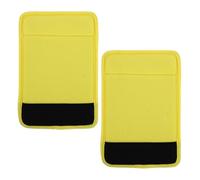 PLAFOPE Walker Hand Grip Pads, Yellow Sponge Polyester Padded Grips for Rollator and Mobility Aid Handles, Anti-skid Sweat-absorbing Cushion, , for Seniors