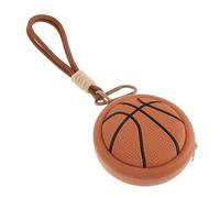 PLAFOPE Wallet Basketball Basketball Purse Sports Style PVC Compact and Portable Shape Bag Shields Earphones and Belongings from Scratches for Sport Practice and Daily Commutes Trendy