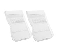 PLAFOPE Water Flosser Tips Storage Case 2Pcs Compact Hard Shell Organizer for Dental Irrigator Nozzles Suitable for Travel and Home