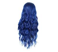 PLAFOPE Wavy Synthetic Hair Wig for Women Natural-looking Periwig for Halloween and Daily Wear Comfortable Middle Part Design for Cosplay and Parties