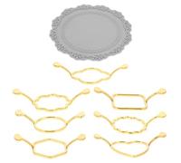 PLAFOPE Wax Seal Mold Seal Stamp Mold Silicone Copper Material Easy to Use Choose Different Shapes Golden Colour with Silicone Mat for Invitations and Cards