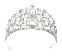 PLAFOPE Wedding Crown Tiaras for Brides Princess Tiaras Headband Crystals Bridal Headband Crown for Birthday Party