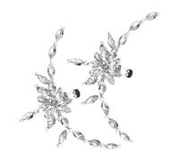 PLAFOPE Wedding Shoes Clips Pair Rhinestone Shoe Buckles Detachable Charms Accessories for High Heels Uk Wedding Decor