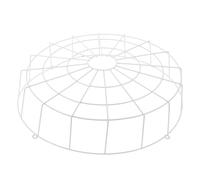 PLAFOPE White Iron Wire Exit Sign Protective Guard with Welded Mesh Edge Design, Safety Protection Cover for Ceiling Light to Prevent Shattered Bulb Fragment, for Emergency Exit Sign